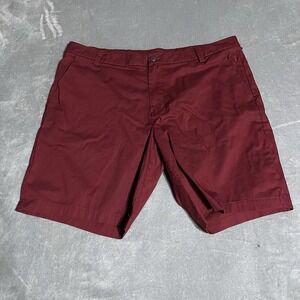 Lululemon Shorts Mens 38‎ Commission Short Slim Burgundy 9" Inseam Activewear